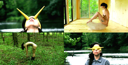 scumsberg:  Lady Gaga, practicing The Abramovic Method which is a a series of exercises designed to heighten participants’ awareness of their physical and mental experience in the present moment. So is it like an artistic form of yoga? I hate yoga.