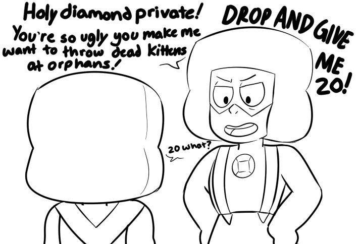 drawendo:  Drill sergeant Ruby   