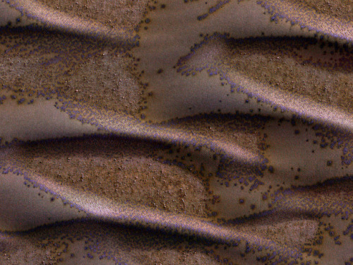 Images of Marsseen by the Mars Reconnaissance Orbiter (MRO) using the HiRise instrument.Credit: Imag