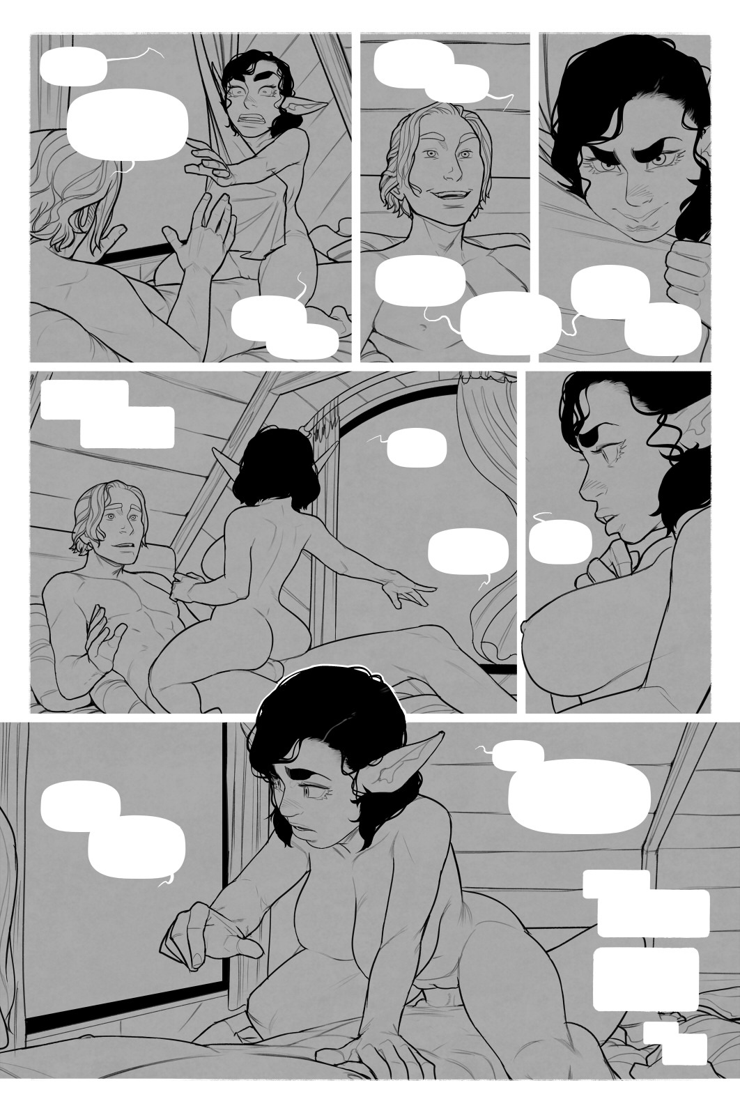 Sketches/lines for pages 9-12buttsmithy.comhttps://www.patreon.com/InCaseArt