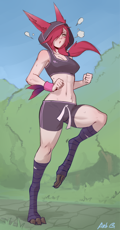 arbuz-budesh: Commission for LegoJohn on Xayah, which i forgot to post for quite a while.