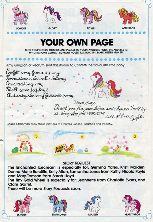 G1 My Little Pony comic #9, 1986