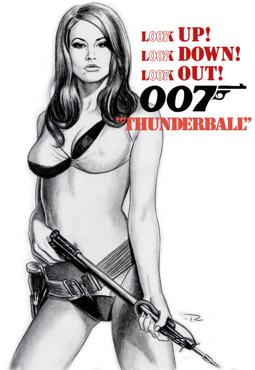 patart-illustrations-stuff:  In Memoriam, Claudine Auger (26 April 1941 – 18 December 2019) R.I.P. D