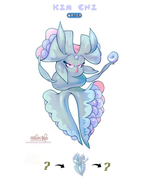 Water starter Kim Chi, second stage. I  meant to give her a kind of jelly-like translucency but
