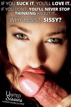 closetsissy4daddy:  I know it’s so true because it has finally become the only thing I can even think about anymore…   It’s all you need to think about :)