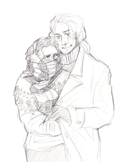 hamiltonshorn:  laurens trying to warm up hamilton by wrapping his coat around him is all i need 