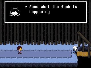 nachosforfree:  nachosforfree:   nachosforfree:   nachosforfree:         AU where sans is frisk and vice versa               Yall really need to make me stop     