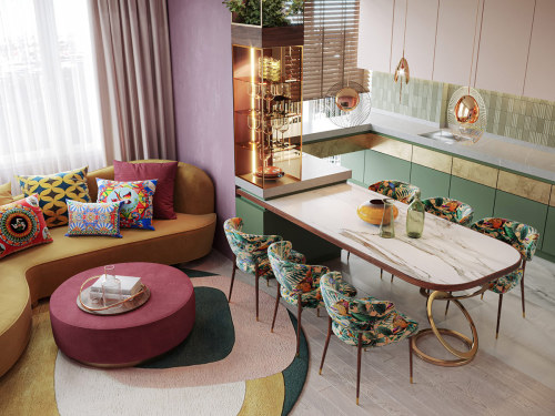 Colourful Interiors That Feel Like Spring & Summer