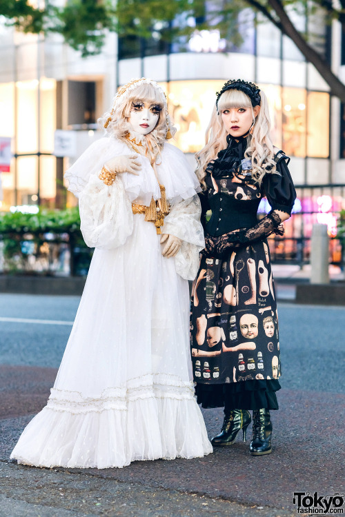 tokyo-fashion: Japanese shironuri artist Minori - today, Christmas day, is her birthday - and lolita