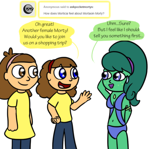 pix Mortaion Morty pocket mortys please note the gender