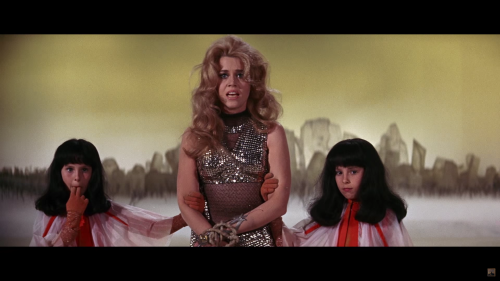 Barbarella was the first science fiction hero from comics to be adapted into a feature film. Jane Fo