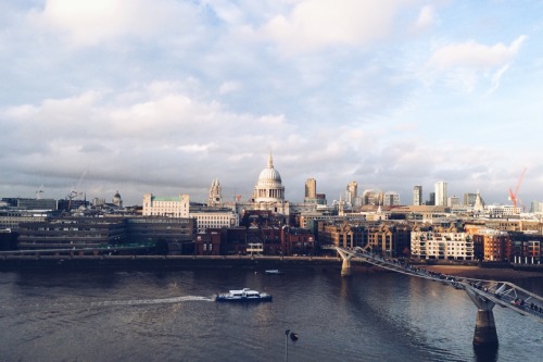 I’ll never get tired of the view from Tate Modern.