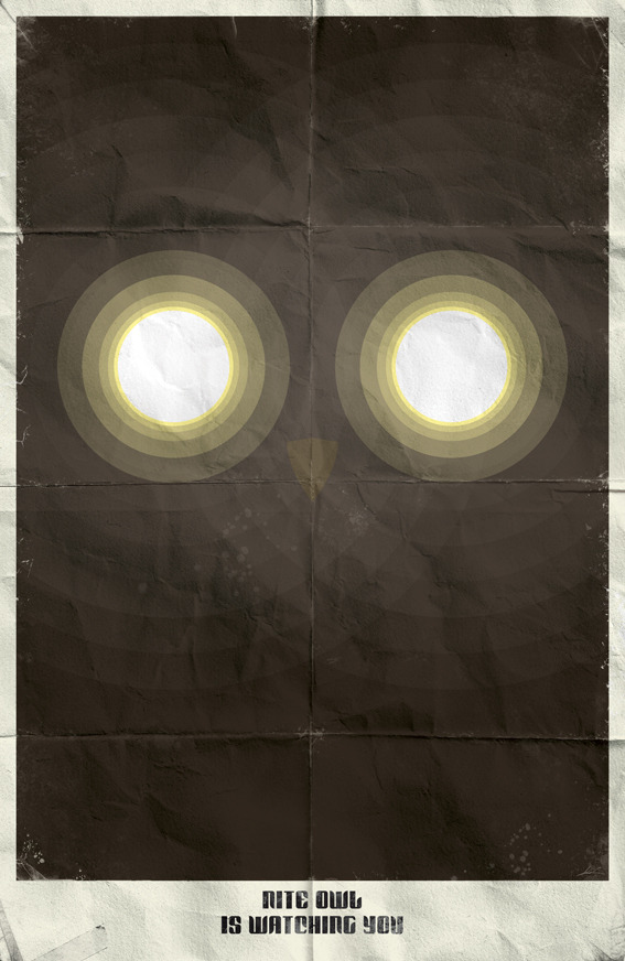 herochan: Watchmen Minimalist Posters Created by Marko Manev || Tumblr 