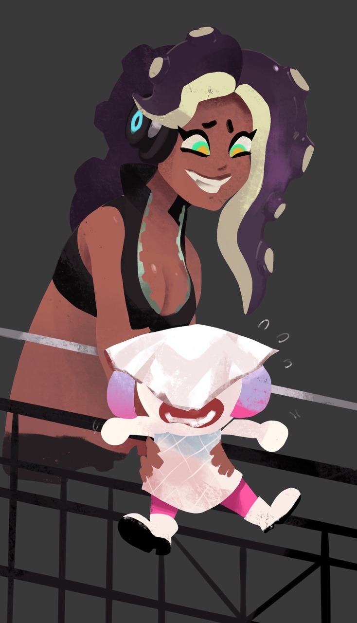 redicnomad: Hey! I did a bunch of fucking awful splatoon art each day leading up
