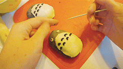 preludetowind:Totoro Steamed Buns トトロ肉マンつくってみた Ghibli Recipe レシピ [ x ]