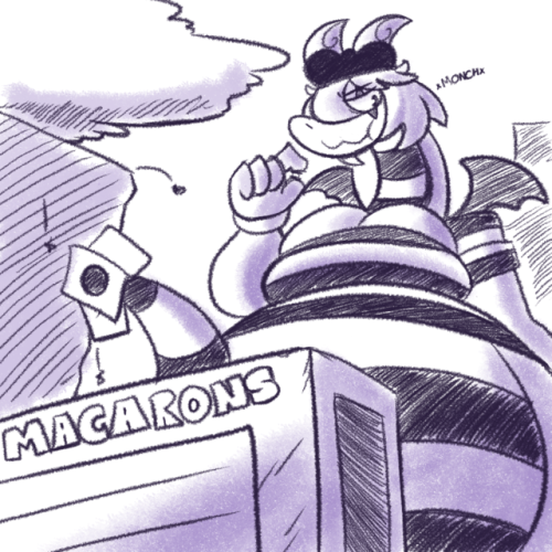 &ldquo;Macro Mime Monchin&rsquo; Many Macarons&quot;  but yeah I HEARD IT WAS MACRO MARCH SO have my