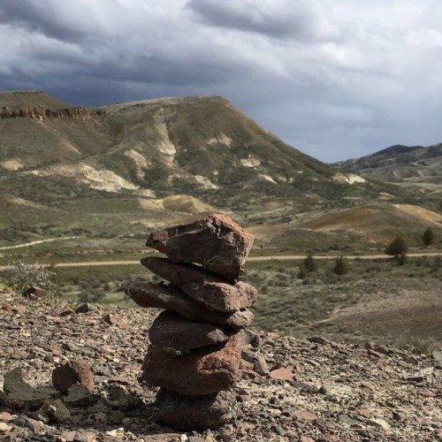 Leaving our mark in the #PaintedHills #oregon #pasificnorthwest