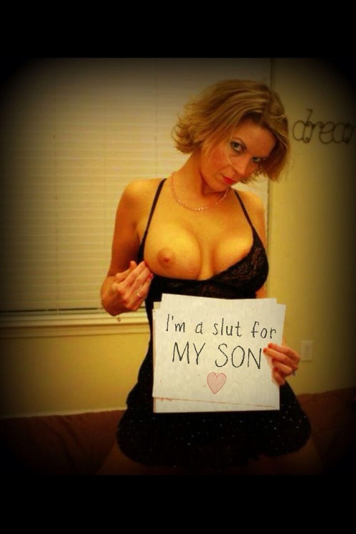 incestmomscunt:  lovemysexymom:And every day, you prove that point by bending over, spreading your ass cheeks and begging me to fuck it. Yeah, you’re a slut Mom, but you’re my slut.  My mom my slut