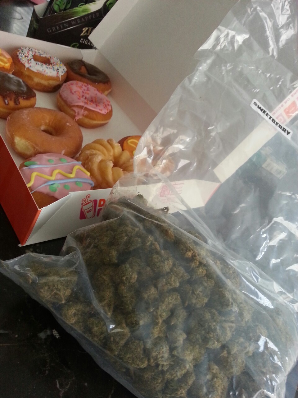 spartankush:  Only my guy brings doughnuts with my order. ;) 