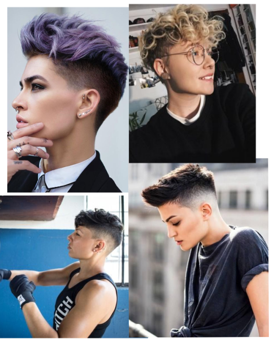 butchstudsubmit: imsopopfly:  gayandgenderfluid:  wlwadviceblog:   short hairstyles