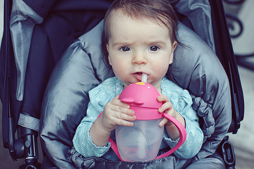 Lollacup Straw Sippy Cup - Brave Blue