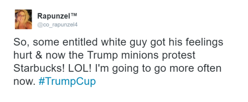 reverseracism:  williamhandler: Republicans are literally the dumbest people I’ve ever met.  If they refuse take video? You think the barista cares that much? How embarrassing. These people are so stupid.