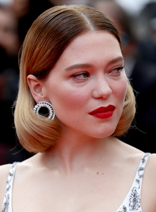 Lea Seydoux attends the screening of 'Oh Mercy! during the 72nd