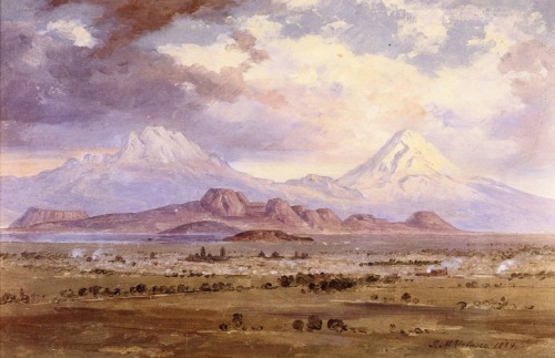 Popocatépetl e Iztaccihuatl, 1899, Jose Maria Velasco