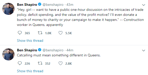 aoc ben shapiro