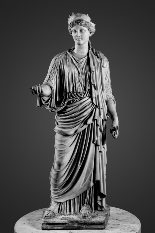 greekromangods: Nemesis 125 AD–149 AD White marble Museo Archeologico Nazionale di Napoli ** V