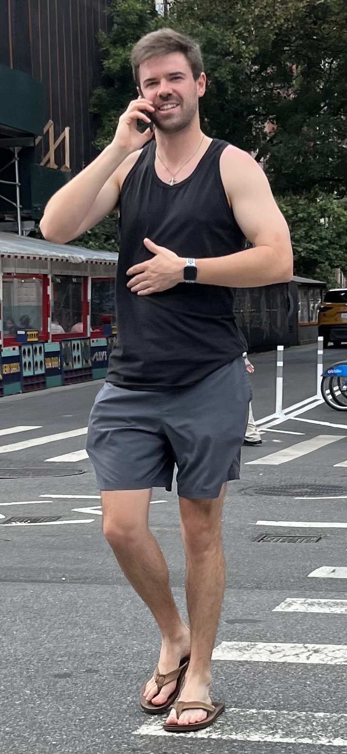 Tompkins Square Park Avenue Ahandsometank TopscruffRainbow Flip Flops