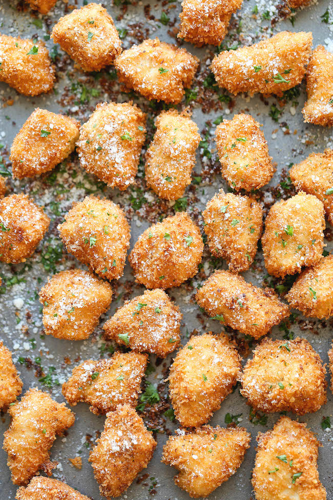 verticalfood:Parmesan Chicken Bites  I literally just had this for dinner