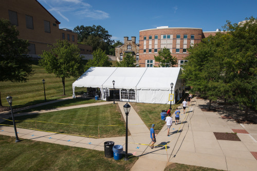 If you need your first or second COVID-19 test the testing tents will be open on August 25, 31 & September 1. Schedule your test now, or apply for alternative testing arrangements by this Wednesday, August 26. Find more info here.