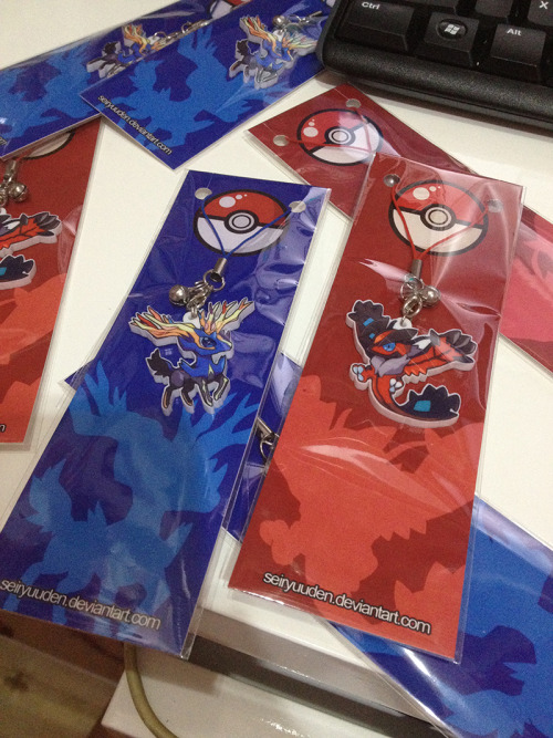 ponpekopon:All finished with the acrylic charms!! You can view the WIPs here:http://ponpekopon.tumbl