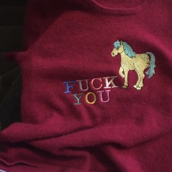 ilovemimililoves:  #fuckyou #cashmere #pony