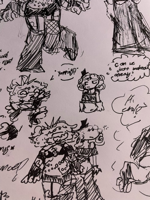 And The Last Doodle Dump! Me And My Mutual @mushroomgutzs Ocs! For Grand Fest. Mack And Erel :3