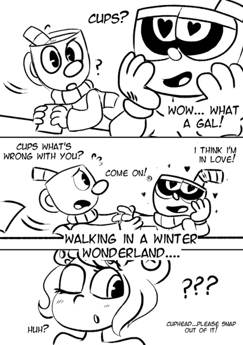 Part one I guess…This is just a small little Christmas comic with a little bit of Cala/Mug sh
