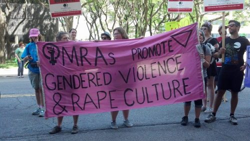 fuckyeahmarxismleninism: Detroit, Michigan: Women and supporters march against “men’s ri