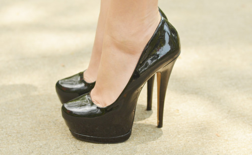 Dizzying Prints | Camille Tries to Blog pointed toe, stiletto heel, shoes, platforms, patent leather