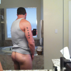 thelockerroom:  I know that I keep posting this over and over…. but that ass! 