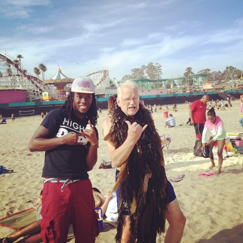 SkizzThaMane and SeaWeedMane they related I’m weak we out here chillin in #SantaCruz #Cali #Be