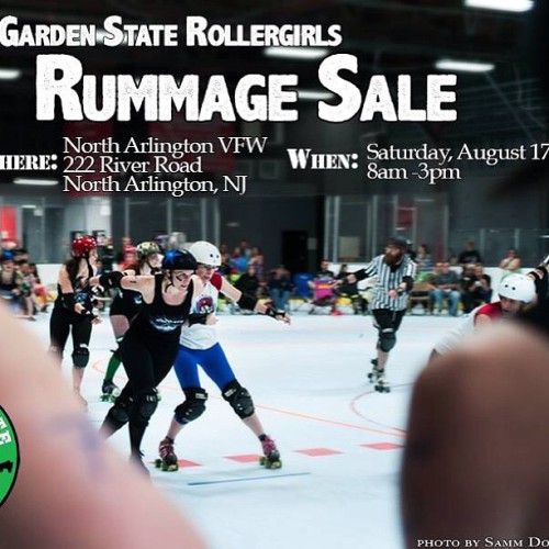 Rummage sale Saturday August 17th! Be there! #newjersey #rollerderby #gardenstate #northarlington #n