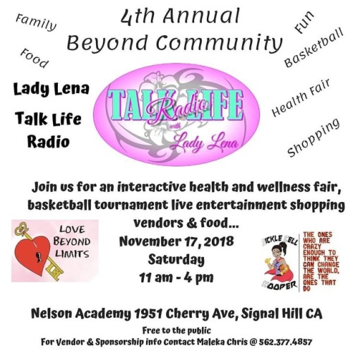 It is with Great Pleasure that I get to be a Part of @lovebeyondlimits13 4th Annual Beyond Community