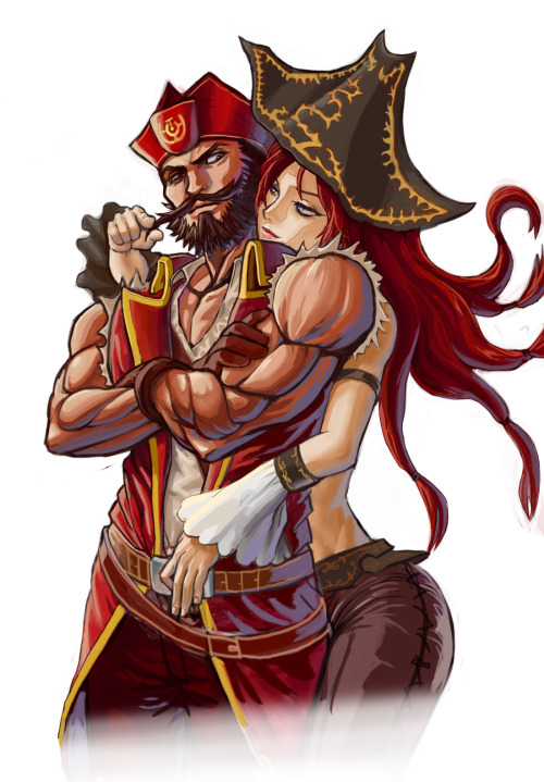 phantomsolari:  LOL ギャングプル&ミス フォーチュン | 羊 [pixiv] 