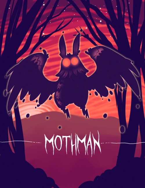 Mothman. He’s a moth. He’s a man. He’s very soft.