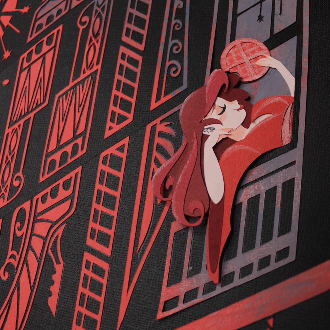 rosiethorns88:  Y'all, this was a stupidly fun papercraft to build. And it’s huge.