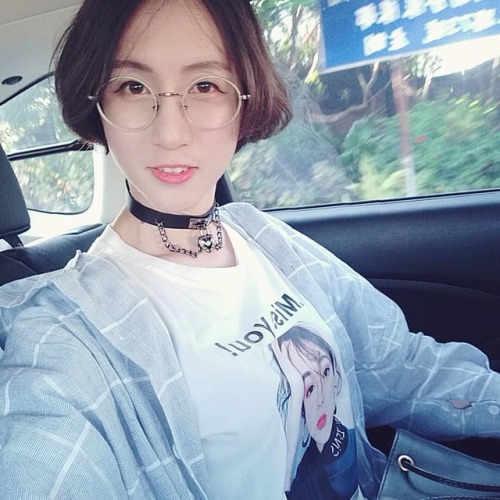 Happy Monday ? New #Collar 快乐星期一 ？ 新项圈 #伪娘 #男の娘 #女装男子 #女装子 #女装娘 #GlassesGirl #trans #ladyboy #transm