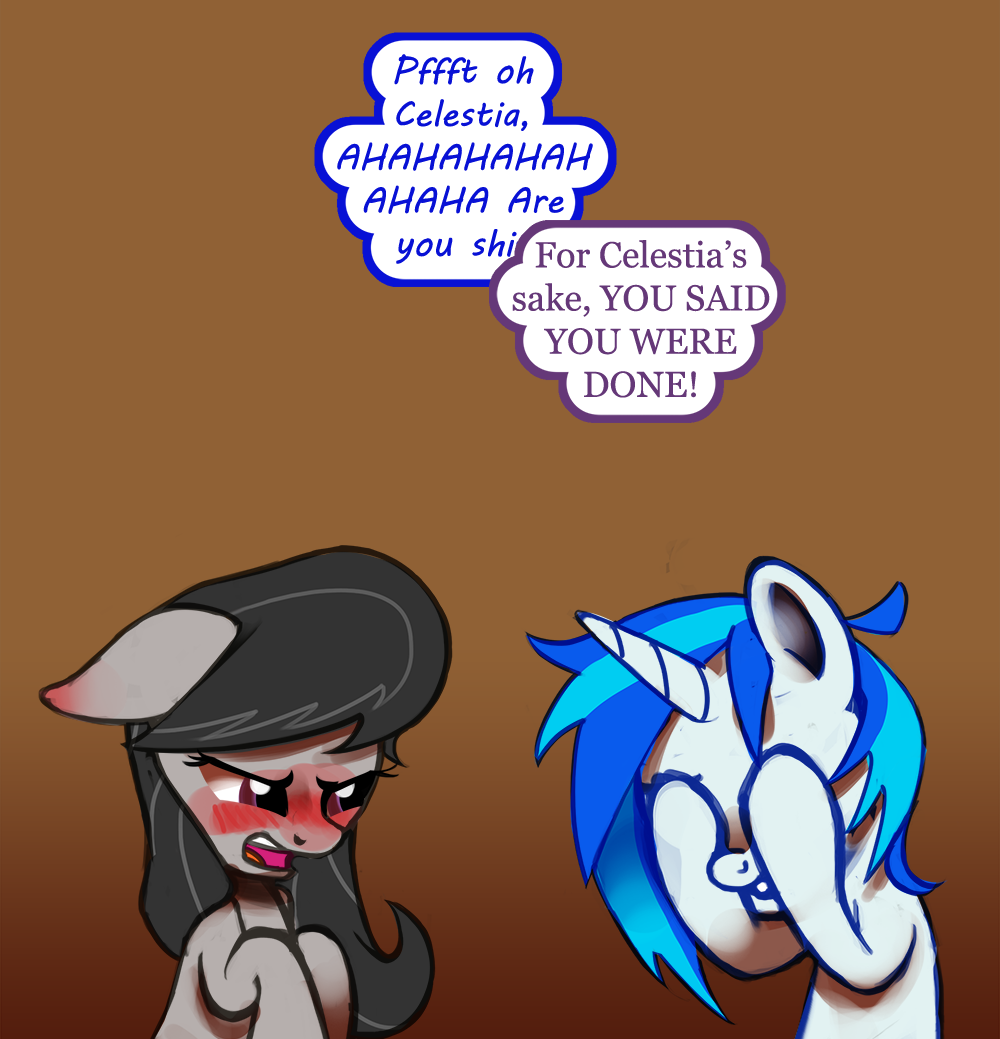 ask-canterlot-musicians:Lining ‘em up and knocking ‘em down.&gt;w&lt;