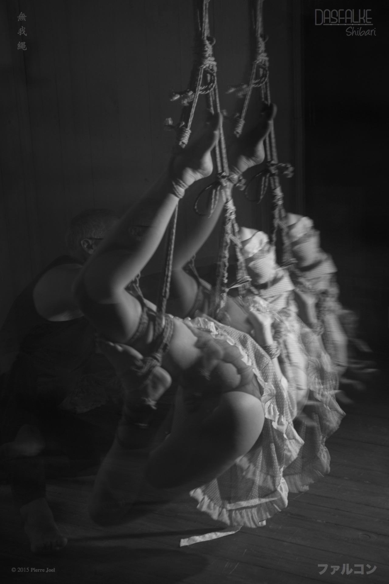 dasfalke-shibari:  “Blurred Boundaries” Dark Arts Series. Featured Rope Partner