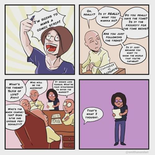 MIDNIGHT THOUGHTS: On Making Comic Strips